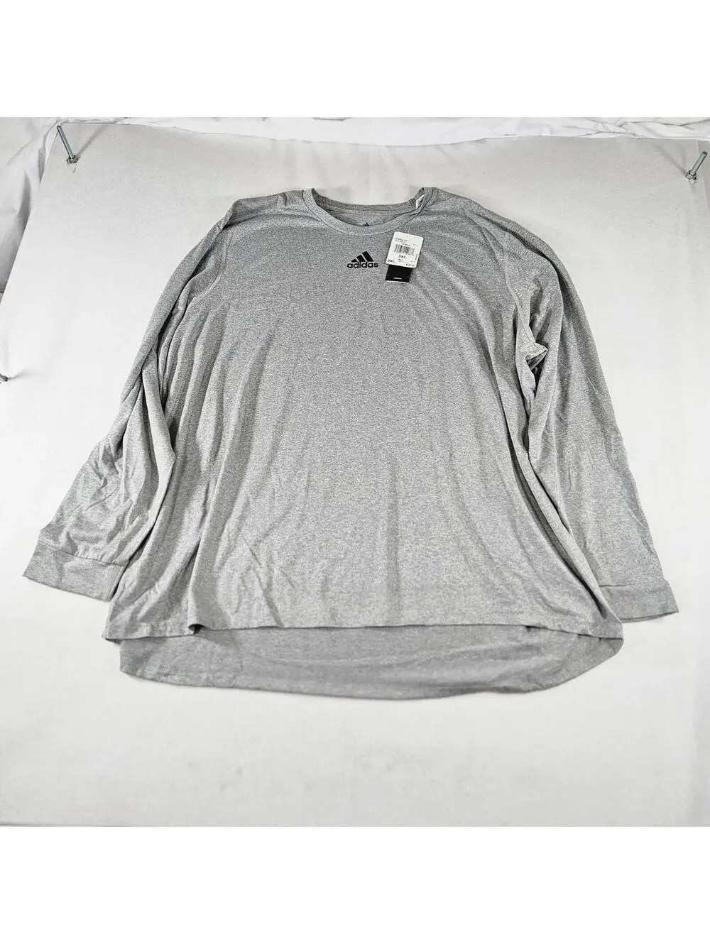 Adidas Creator LS Men’s 3XL Gray Long Sleeve Athletic Performance Shirt NWT